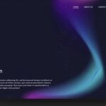 minimalist landing page