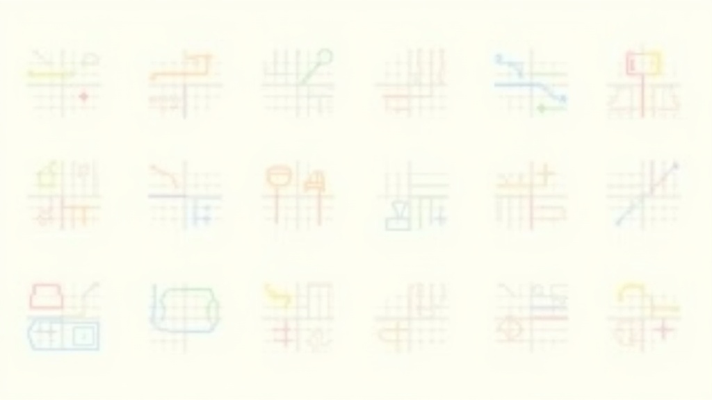 Concept illustration of various niche ideas around a central focus, surrounded by icons for technology, gardening tools, and books.